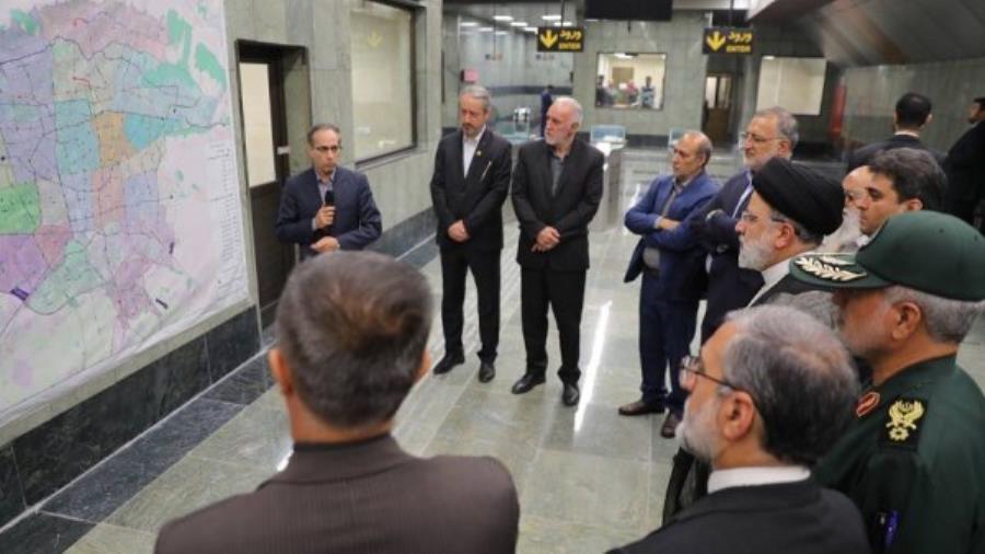 افتتاح چهار ایستگاه مترو با حضور رییسی